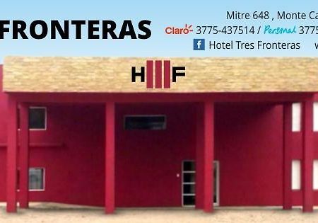 Hotel Tres Fronteras Monte Caseros Exterior foto